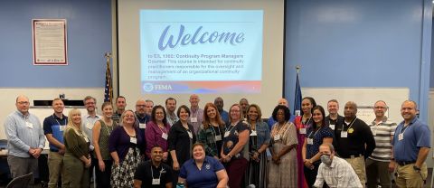 Court professionals attend national FEMA training on continuity of operations