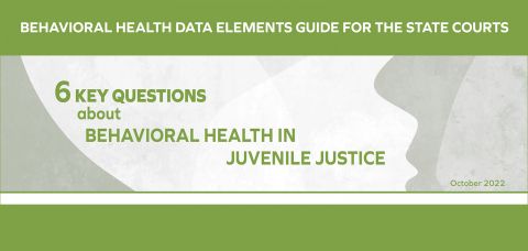 Key Questions About Behavioral Health in Juvenile Justice