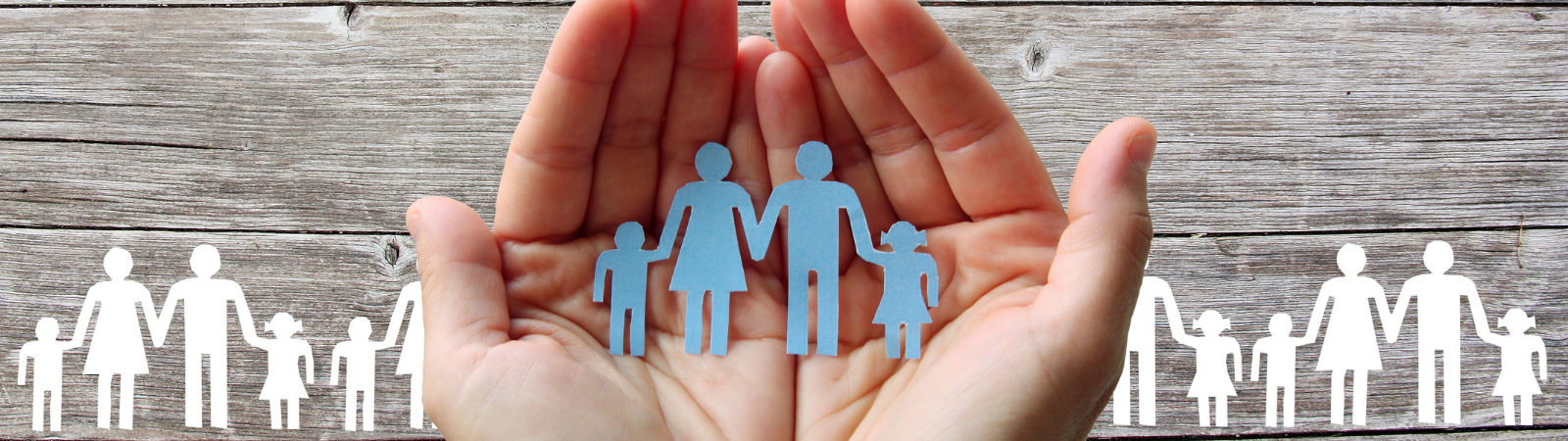 family hands banner image