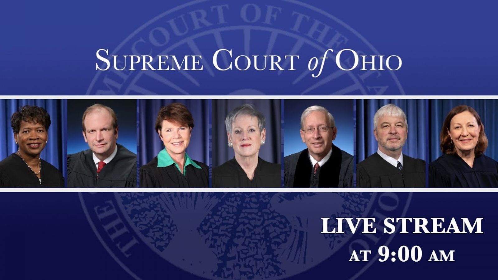 Supreme Court of Ohio Livestream audio banner image
