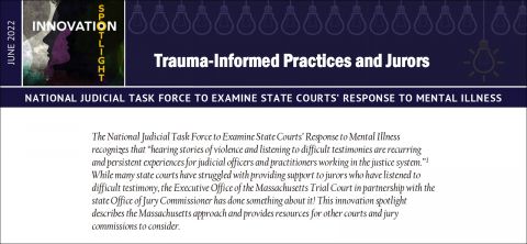 Trauma-Informed Practices and Jurors