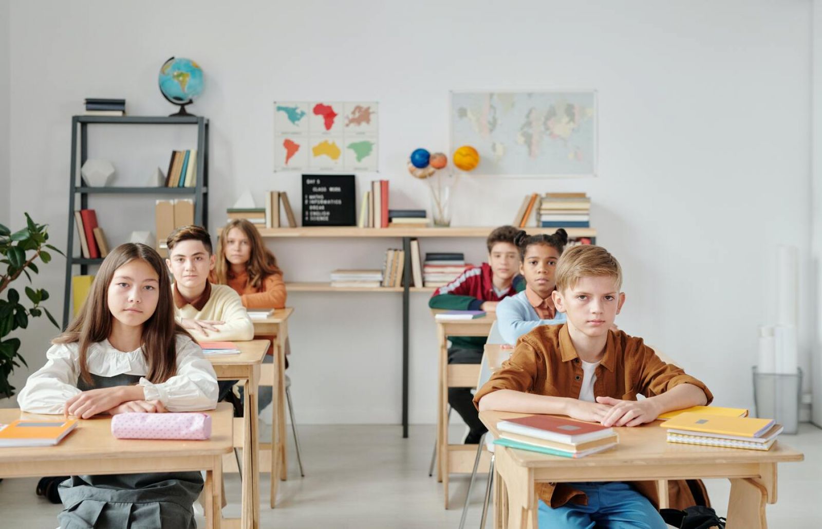 Children in classroom banner image