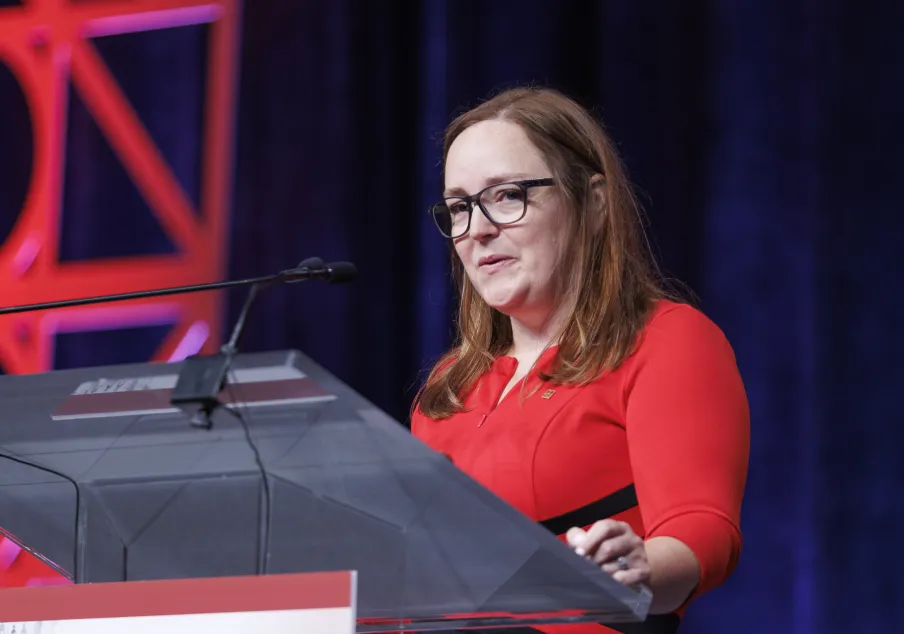 ICM Fellow & NACM President Kelly Hutton speaking at 2025 NACM annual conference