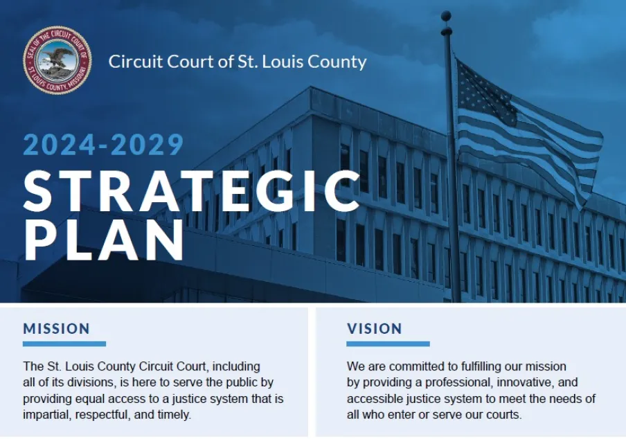 Cover of Circuit Court of St. Louis County 2024-2029 Strategic Plan